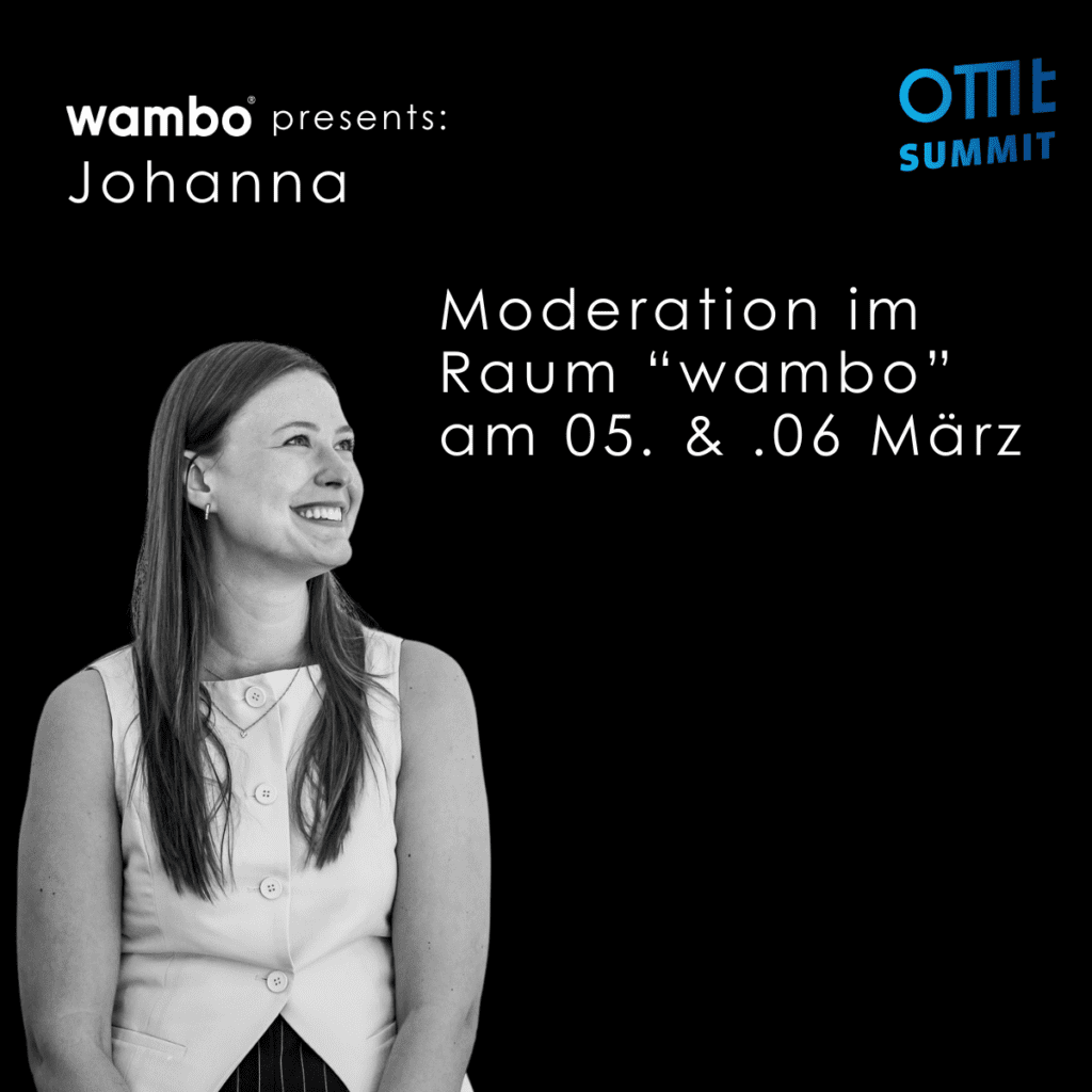 Moderatorin Johanna omt summit